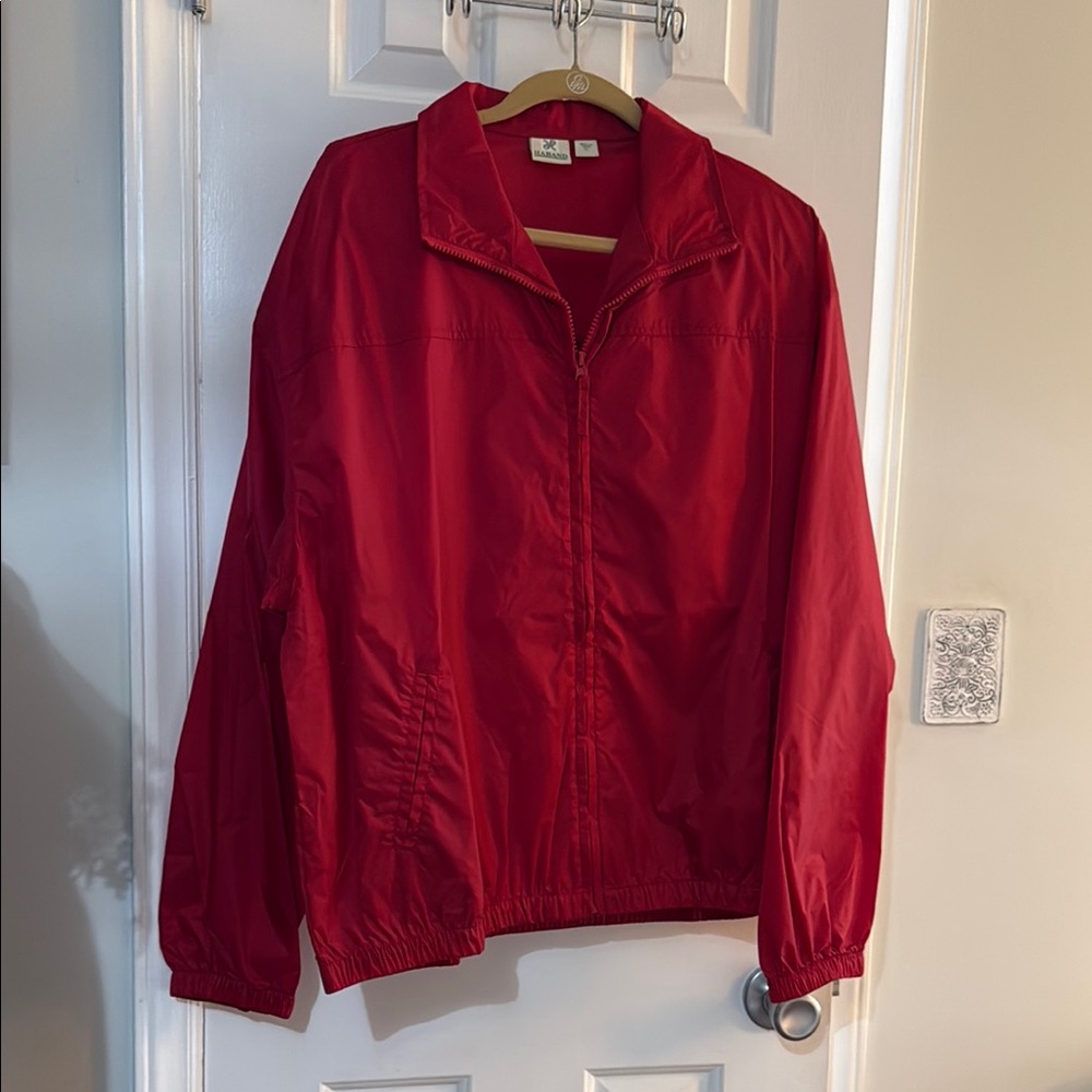 Haband - Men’s Red Windbreaker Jacket